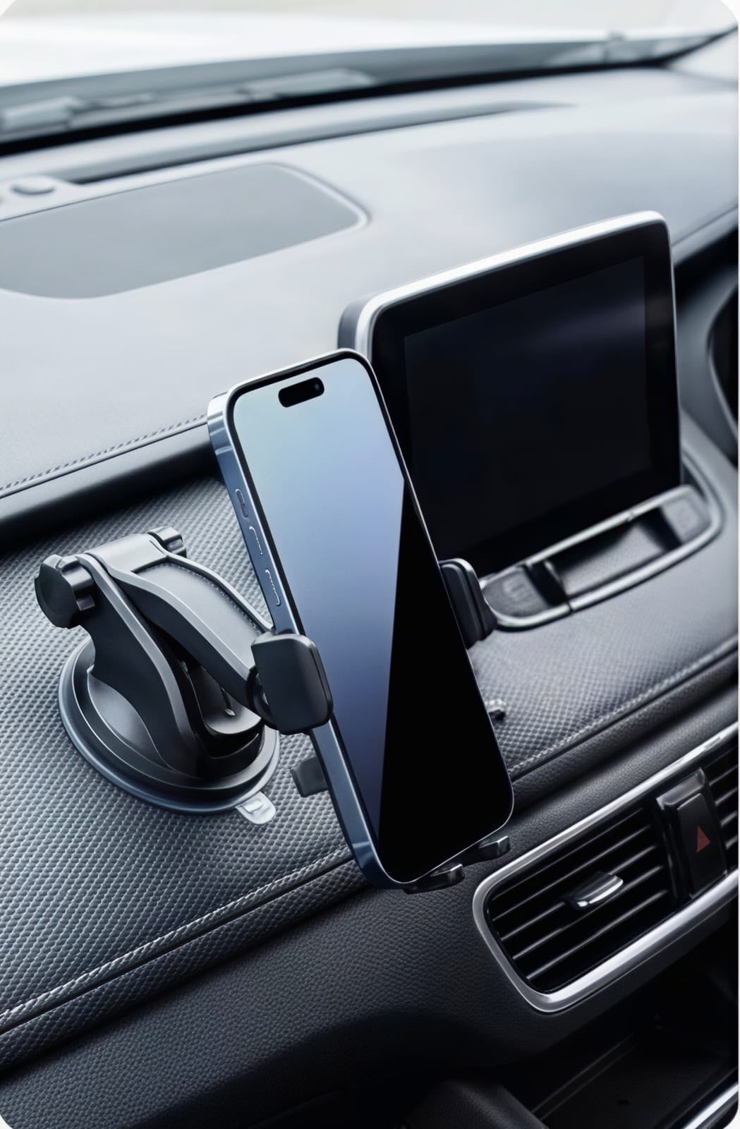 Universal Car Dashboard & Windshield Mobile Phone Holder | 360° Adjustable Suction Mount