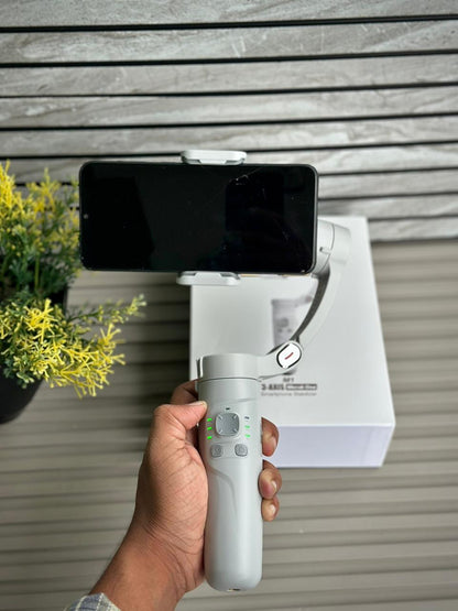M1 3-Axis Gimbal Stabiliser for Smooth Video Recording, Portable Smartphone Stabiliser | Face Tracking | Vlogging and Live Streaming |
