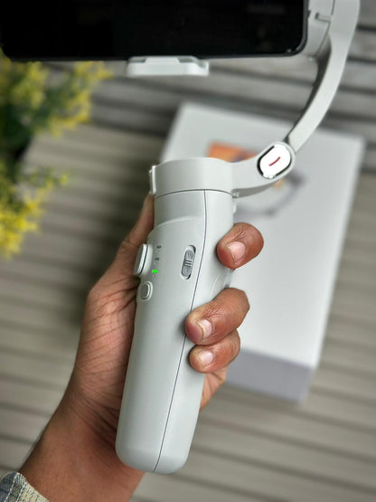 M1 3-Axis Gimbal Stabiliser for Smooth Video Recording, Portable Smartphone Stabiliser | Face Tracking | Vlogging and Live Streaming |